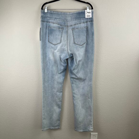 Gloria Vanderbilt Amanda Pull On Light Wash Stretch Jegging Denim Jeans 16 NWT - Picture 16 of 16